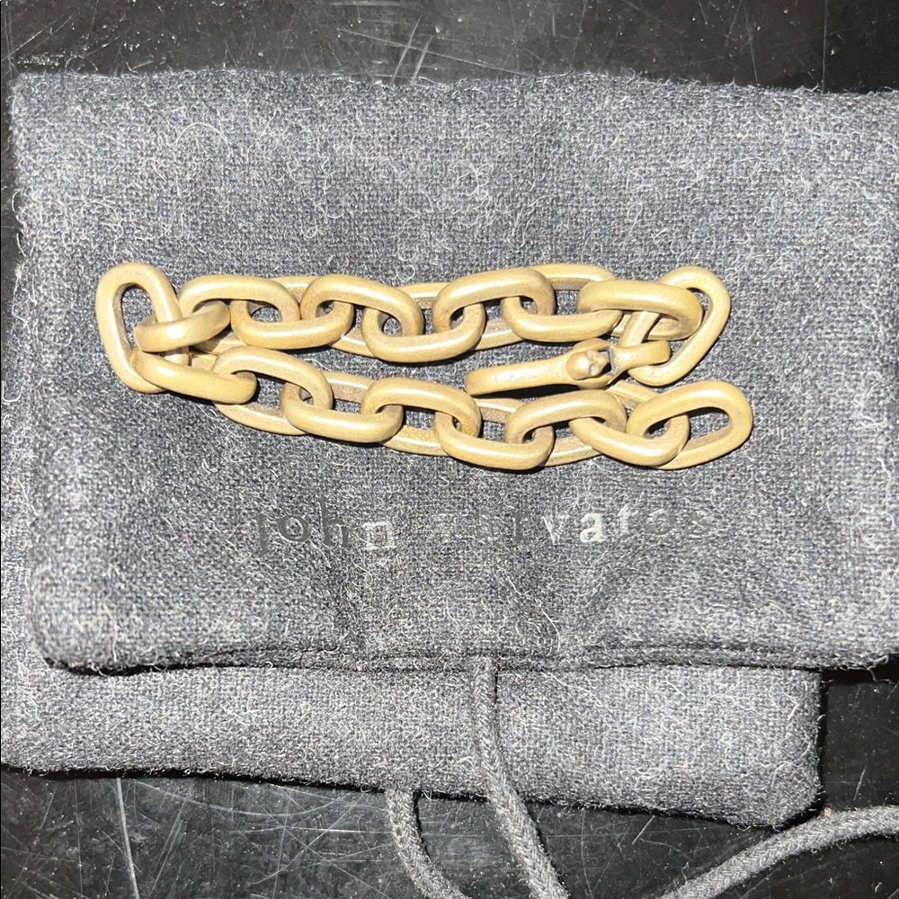 Brand New John Varvatos Brass Chain Bracelet